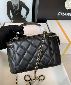 Chanel AP2550 Vanity with Chain Goatskin Black - Default Title - View 2