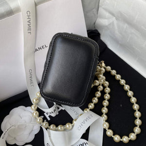 Chanel AP2581 Small Vanity with Chain lambskin Black - Default Title - View 4