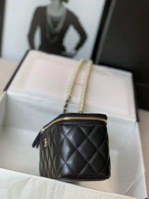 Chanel AP2582 Vanity with Chain lambskin Black - Default Title - View 6