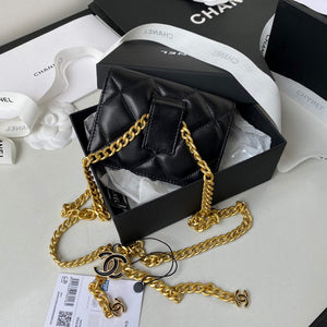 Chanel AP2635 Clutch With Chain Lambskin Black - Default Title - View 2