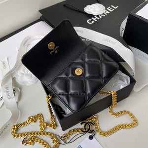 Chanel AP2635 Clutch With Chain Lambskin Black - Default Title - View 6