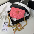 Chanel AP2635 Clutch With Chain Lambskin Pink - Default Title - View 1