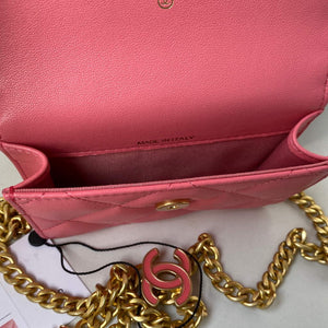 Chanel AP2635 Clutch With Chain Lambskin Pink - Default Title - View 7