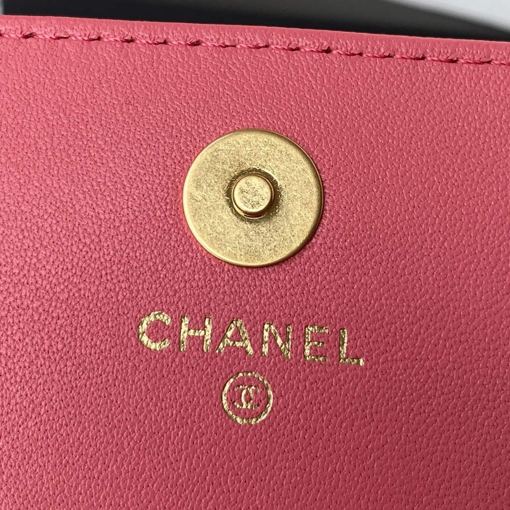 Chanel AP2635 Clutch With Chain Lambskin Pink