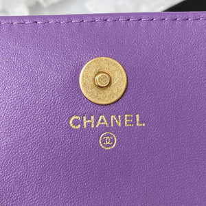 Chanel AP2635 Clutch With Chain Lambskin Purple - Default Title - View 9