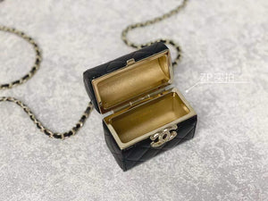 Chanel AP2655 Mini box with chain lambskin Black - Default Title - View 8