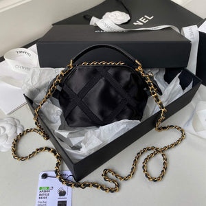 Chanel AP2669 Clutch with Chain Nylon Bag Black - Default Title - View 2