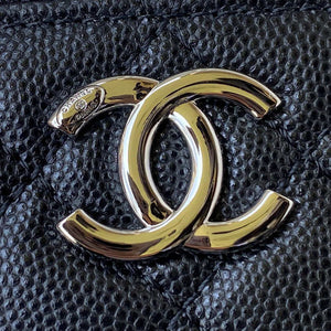 Chanel AP2718 Small Vanity With Chain Calfskin Black - Default Title - View 3