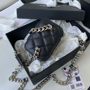 Chanel AP2718 Small Vanity With Chain Calfskin Black - Default Title - View 6
