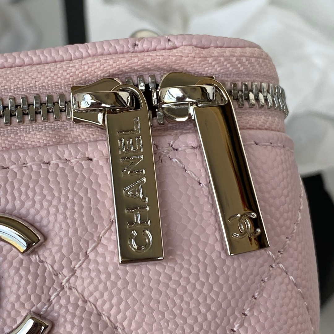 Chanel AP2718 Small Vanity With Chain Calfskin Pink - Default Title - View 4