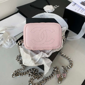 Chanel AP2718 Small Vanity With Chain Calfskin Pink - Default Title - View 6