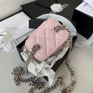 Chanel AP2718 Small Vanity With Chain Calfskin Pink - Default Title - View 7