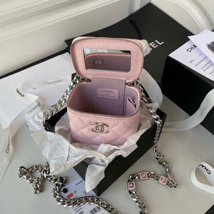 Chanel AP2718 Small Vanity With Chain Calfskin Pink - Default Title - View 8