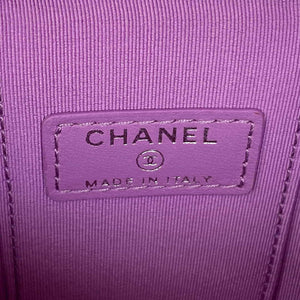 Chanel AP2718 Small Vanity With Chain Calfskin Purple - Default Title - View 9