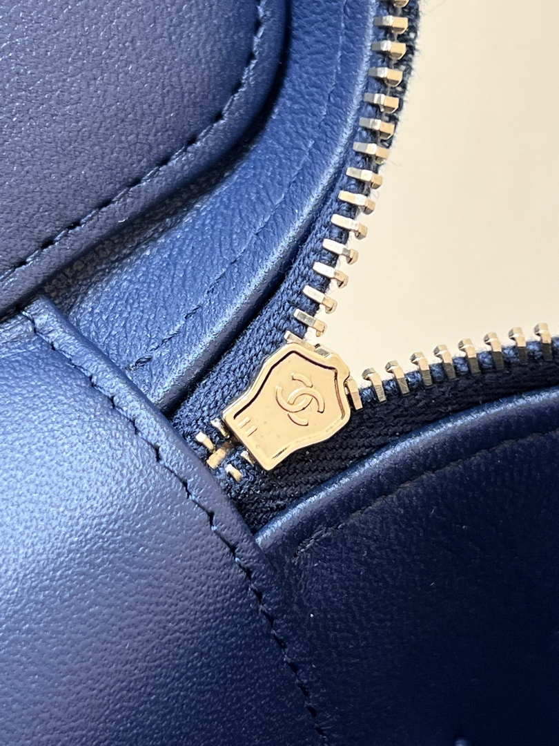 Chanel AP2718 Small Vanity With Chain Denim Blue - Default Title - View 8