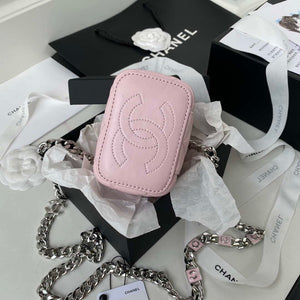 Chanel AP2718 Small Vanity With Chain Pink Lambskin - Default Title - View 6