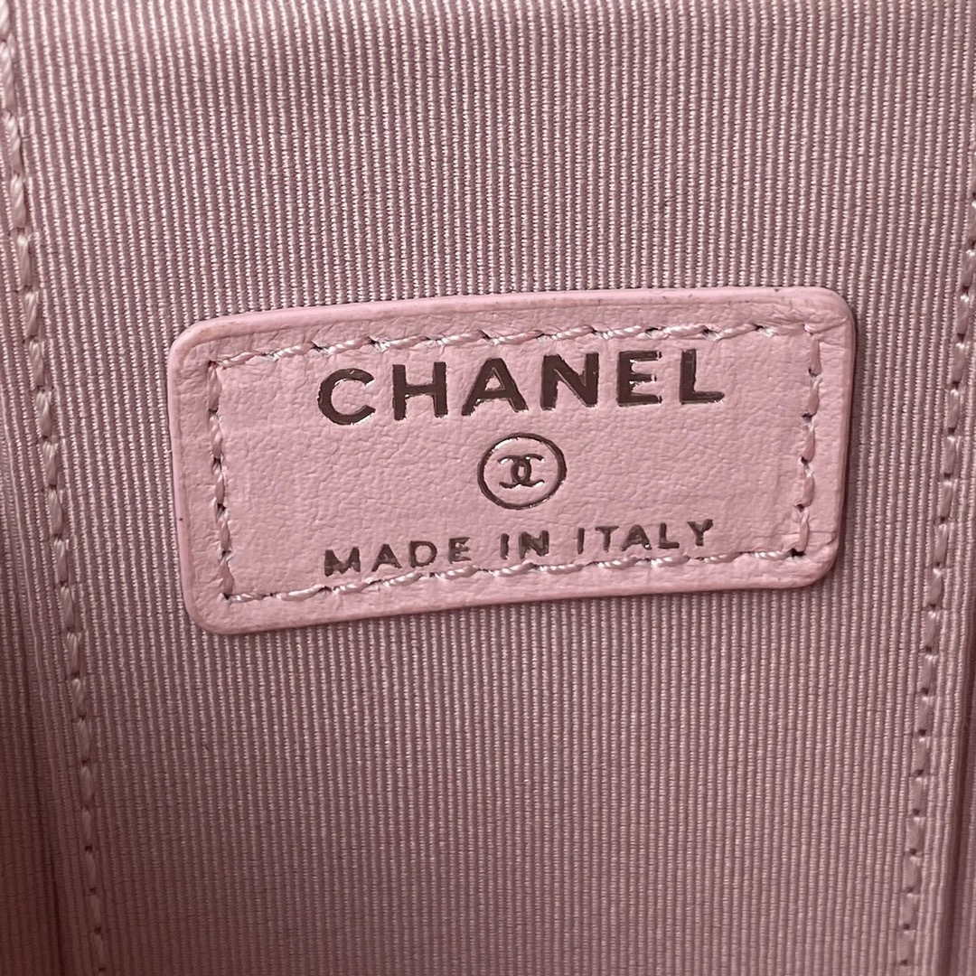 Chanel AP2718 Small Vanity With Chain Pink Lambskin - Default Title - View 9