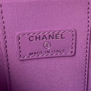 Chanel AP2718 Small Vanity With Chain Purple Lambskin - Default Title - View 9