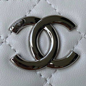 Chanel AP2718 Small Vanity With Chain White Lambskin - Default Title - View 3