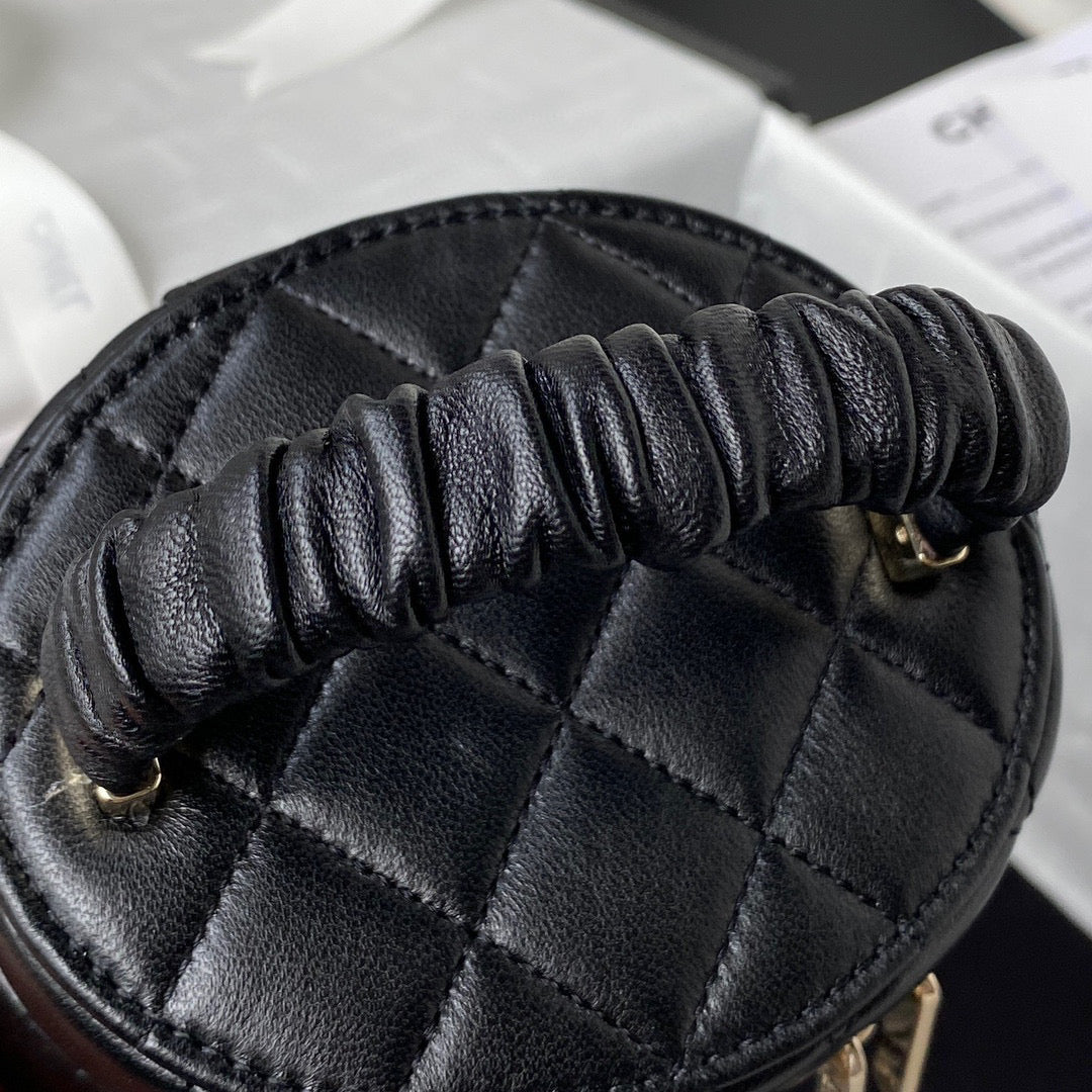 Chanel Vanity Case Lambskin AP2730 Black - Default Title - View 4