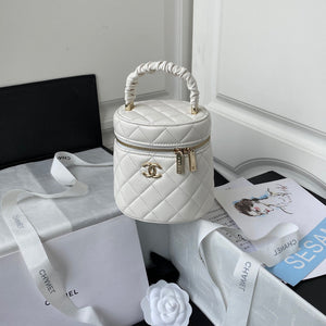 Chanel Vanity Case Lambskin AP2730 White - Default Title - View 1