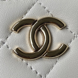 Chanel Vanity Case Lambskin AP2730 White - Default Title - View 3