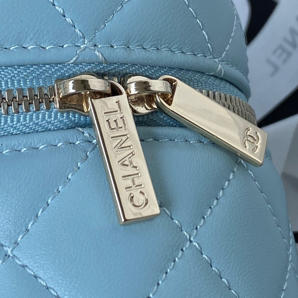 Chanel Vanity Case Lambskin AP2730 Blue - Default Title - View 6