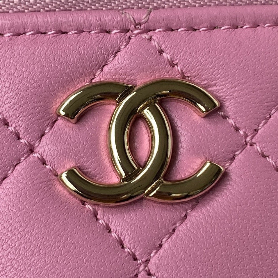 Chanel Vanity Case Lambskin AP2730 Pink
