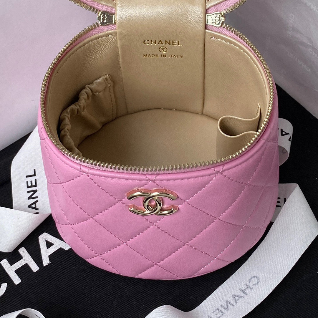 Chanel Vanity Case Lambskin AP2730 Pink