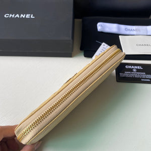 Chanel Flap Wallet Grained shiny calfskin AP2739 apricot - Default Title - View 5