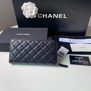 Chanel Flap Wallet Grained shiny calfskin AP2739 Black - Default Title - View 2