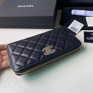 Chanel Flap Wallet Grained shiny calfskin AP2739 Black - Default Title - View 4