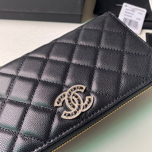Chanel Flap Wallet Grained shiny calfskin AP2739 Black - Default Title - View 6