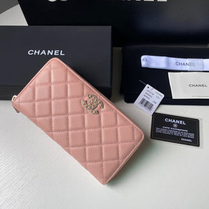 Chanel Flap Wallet Grained shiny calfskin AP2739 pink - Default Title - View 3