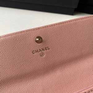 Chanel Long Flap Wallet Grained shiny calfskin AP2740 Pink - Default Title - View 8
