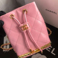 Chanel AP2750 Bucket Bag Shoulder Bag Lambskin Pink - Default Title - View 1