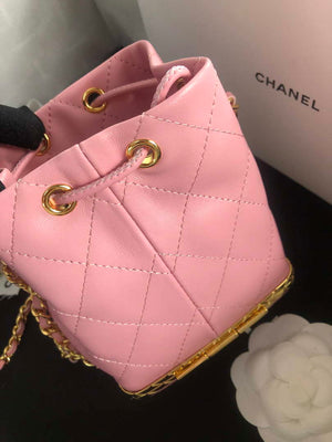 Chanel AP2750 Bucket Bag Shoulder Bag Lambskin Pink - Default Title - View 2