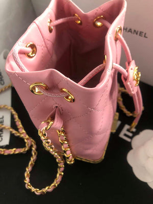 Chanel AP2750 Bucket Bag Shoulder Bag Lambskin Pink - Default Title - View 4
