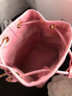 Chanel AP2750 Bucket Bag Shoulder Bag Lambskin Pink - Default Title - View 5