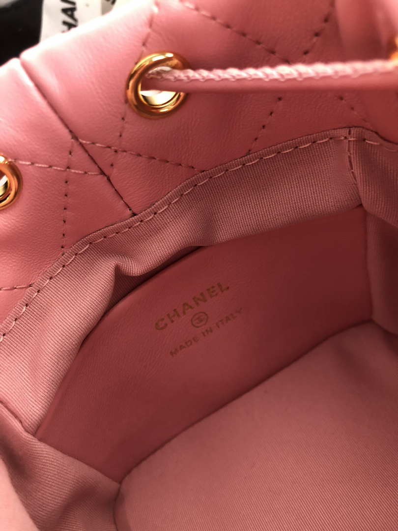 Chanel AP2750 Bucket Bag Shoulder Bag Lambskin Pink - Default Title - View 6