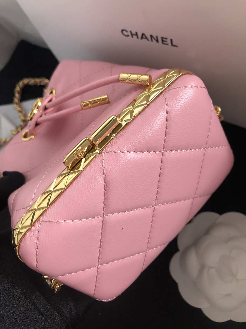 Chanel AP2750 Bucket Bag Shoulder Bag Lambskin Pink - Default Title - View 8