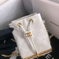 Chanel AP2750 Bucket Bag Shoulder Bag Lambskin White - Default Title - View 1