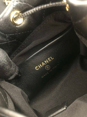 Chanel AP2750 Bucket Bag Shoulder Bag Lambskin Black - Default Title - View 6