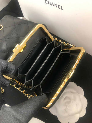 Chanel AP2750 Bucket Bag Shoulder Bag Lambskin Black - Default Title - View 9