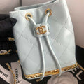 Chanel AP2750 Bucket Bag Shoulder Bag Lambskin Light Blue - Default Title - View 1