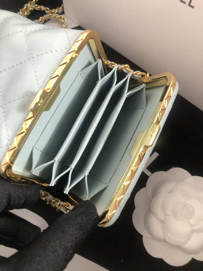 Chanel AP2750 Bucket Bag Shoulder Bag Lambskin Light Blue