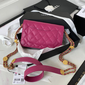 Chanel AP2840 Small Flap Bags Calfskin Purple - Default Title - View 2