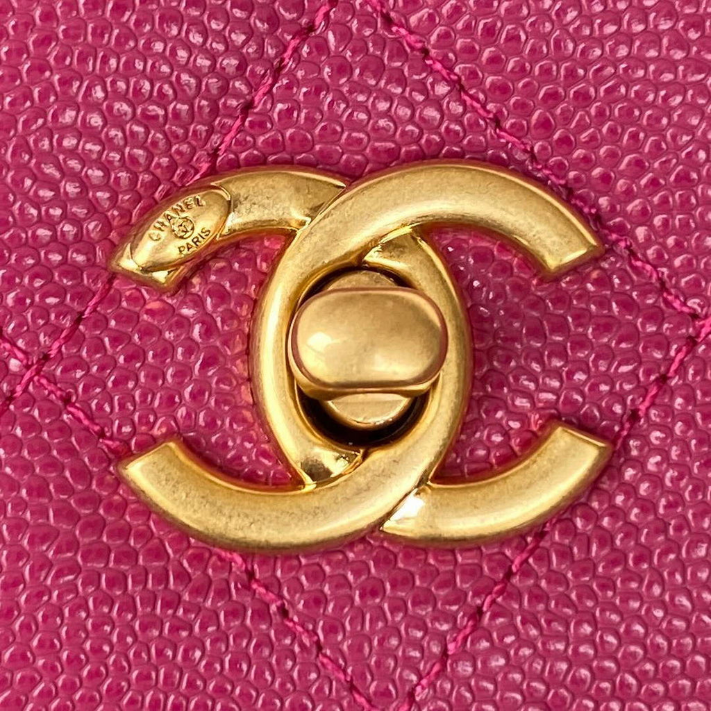 Chanel AP2840 Small Flap Bags Calfskin Purple