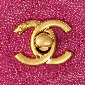 Chanel AP2840 Small Flap Bags Calfskin Purple - Default Title - View 3