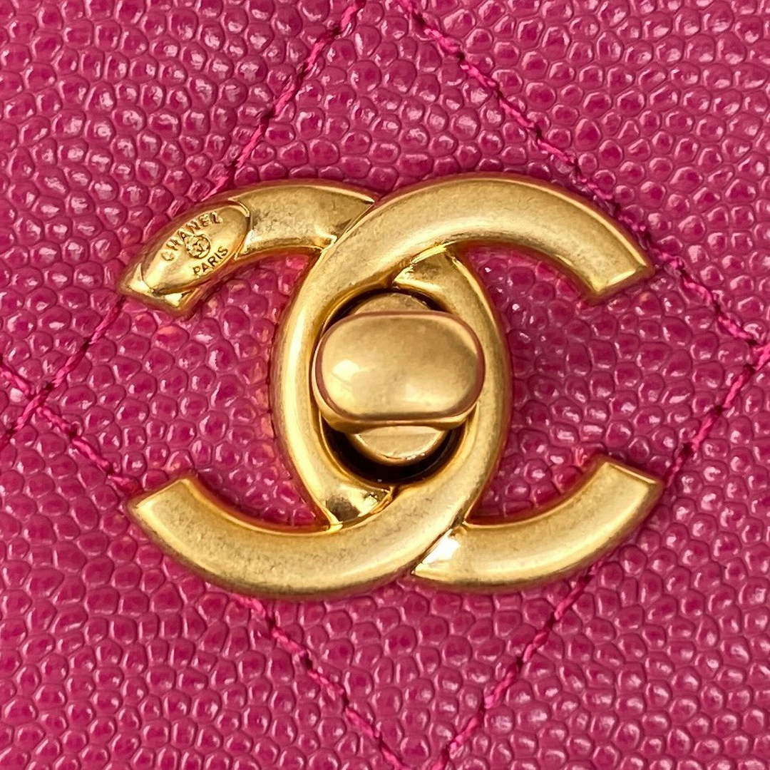Chanel AP2840 Small Flap Bags Calfskin Purple